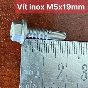 Vít bắn tôn inox 410 | m5x19mm